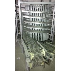 Spiral Cooling Tower Spiral Cooling Conveyor for Toast Bread