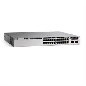 AC 100-240 V 50 60 Hz C9300L-24T-4X-A Network Switch with 24 Ports and 4X10G