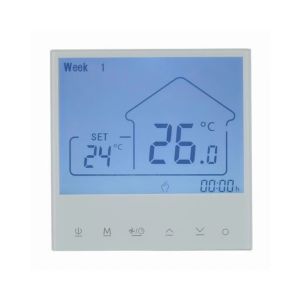 Cheap Wifi Tuya Smart Thermostat Touch Screen Seven Day Weekly Programmable for sale