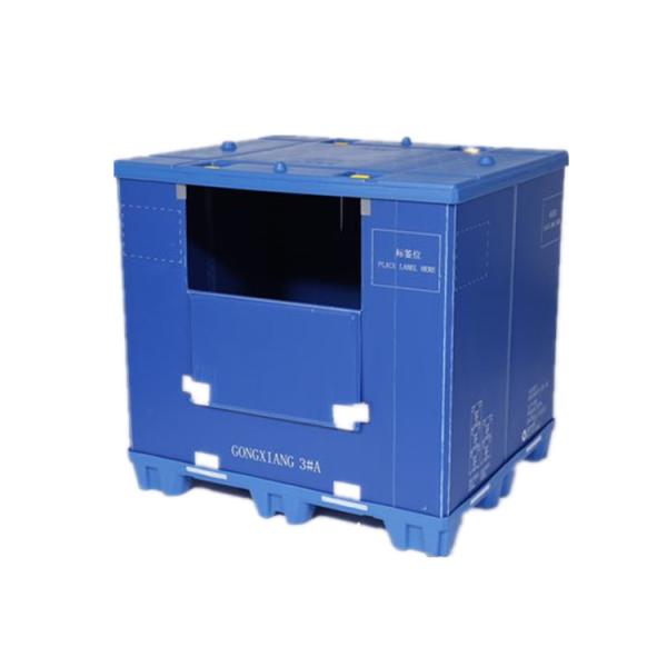 automotive component packaging plastic PP sleeve box heavy duty pallet autopack