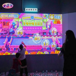 High-Lumen 3D Interactive Projection Fun Interactive Wall With Game Variations