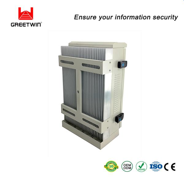 Quality CDMA 850 177W Anti Drone Signal Blocker 95MHz Waterproof Jail Jammer wholesale