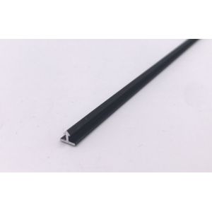 China 6mm T Shape Aluminum Trim Extrusions Silver anodized Tolerance 0.12mm on sale