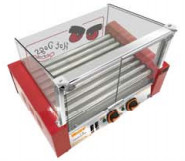 Quality Advanced Fruit Processing Machine with 660*490*540mm Size and 9 Rollers Hot Dog Grill wholesale