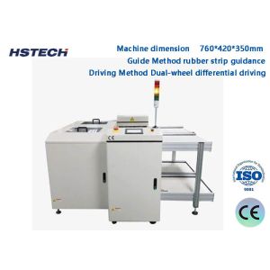 DC24V Chargable 100KG Load Capacity Rubber Strip Automated Guided Vehicles