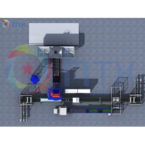 Vibrating Mixer 3D Wall Precast Concrete Machine Production Line
