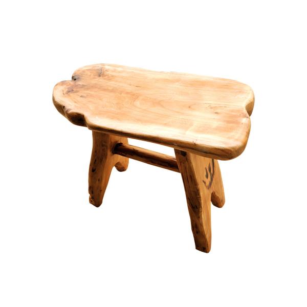 Quality Practical Cedar 0.115m3 Solid Wood Stool 48CM Height wholesale