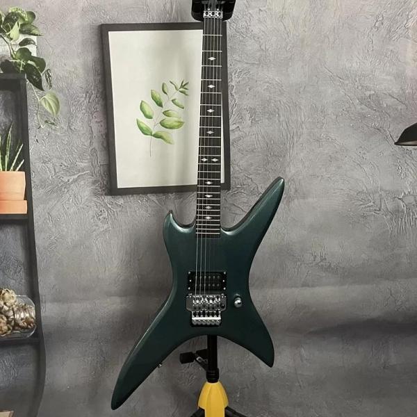 Quality Custom B.C. Rich Chuck Shuldiner Stealth Blue Electric Guitar Open Pickups FR Bridge wholesale