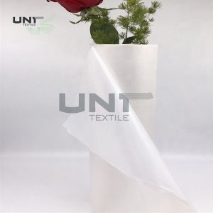 PES Coating Fusible Interlining 0.05MM Double Side Adhesive Clear Color