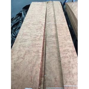 Sliced Natural Bubinga Pommele Wood Veneer Sheet