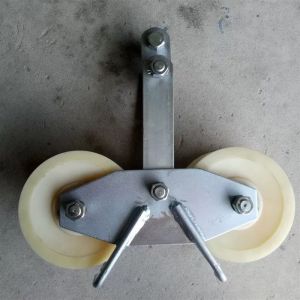 Double Sheave Stringing Block with 25 KN Rated Load and MC Nylon or Aluminum