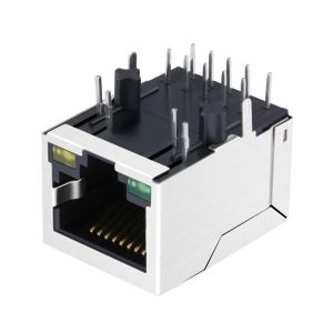 KRU1S041X LF / LA1S109-43 LF Ethernet Modular Jack With 100 / 1000M Magnetic