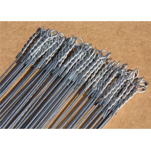 2.7m Long Bale Ties Wire , High Tensile Single Loop Bale Ties Quick Link