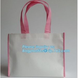 Promotional custom fabric reusable shopping bag metallic laminated non woven bag