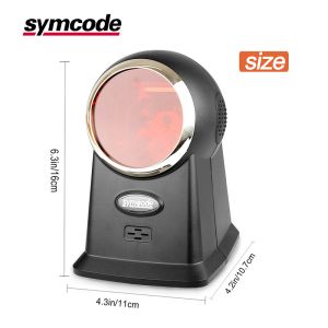 CMOS Desktop Barcode Scanner / Omni Directional Scanner No Need Accurate