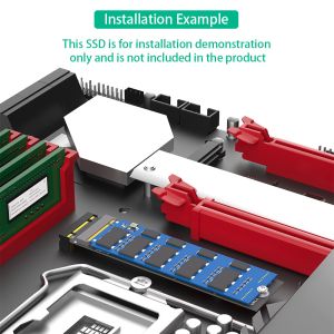 M.2 (NGFF) Key B+M to Key M Adapter for PCI-E Bus SSD Suitable for Nvme SSDs