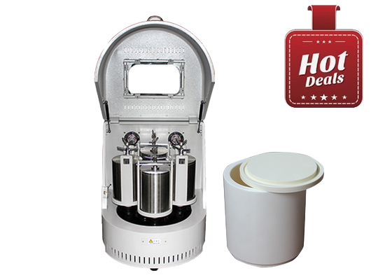 China XQM-10A 10L Semi-Circle Laboratory Ball Mill 70-580 RPM on sale