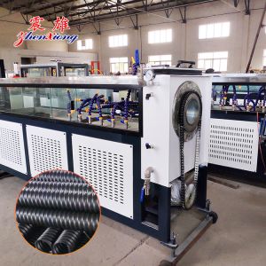 HDPE Spiral Corrugated Pipe Machine for Prestressed Tubes 20m Length
