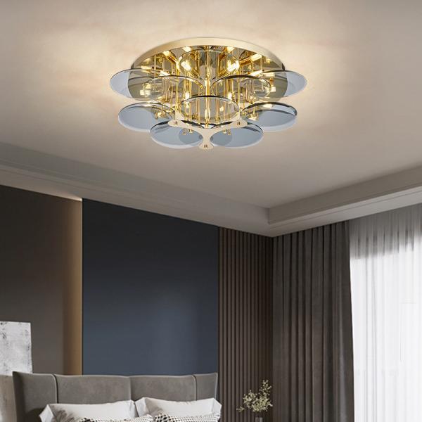 Modern Glass Industrial Retro Household Lamp Living Room chandelier ceiling lights(WH-CA-81)