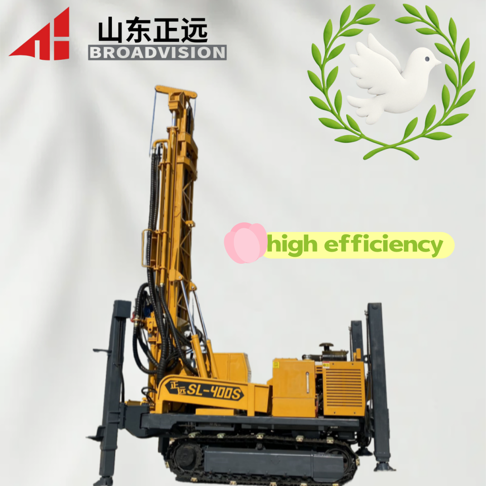 A Crawler-type Water Well Drilling Machine With Low Overall Cost And Strong
