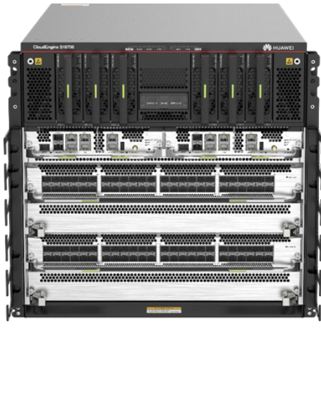 HUAWEI CloudEngine S16700-4 Switch with 17760 Mpps Forwarding Performance and 38