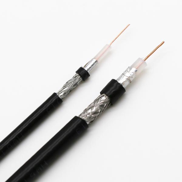 75ohm Coaxial RF Cable AM/TC/OFC Braiding Solid OFC Conductor For CCTV CATV RG59 Cables