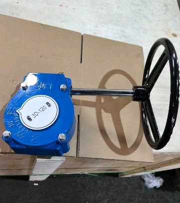 Single Stage Worm-Gear Actuator Speed Reducer For Pneumatic Butterfly Valve Gearbox