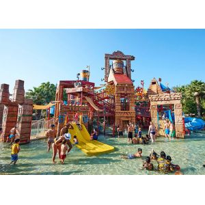 Amusement Park Aqua Playground Equipment Fun With Spray / Water Curtain