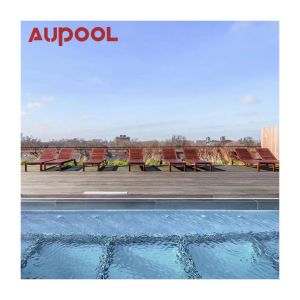 Aupool's Customized Swimming Pools Acrylic Frame Wall Big Pool for Hotels and