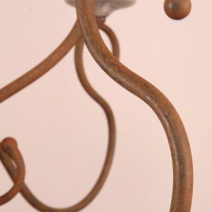 Wood plank chandelier with Iron Arm Material for home Lighting (WH-CI-70)