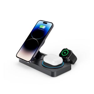 Cheap All In One Wireless Charger with High Charging Efficiency 75% and LED Indicator for Watches Compatibility for sale