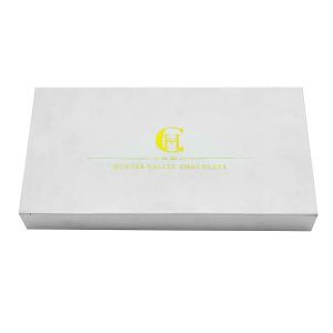 Custom Luxury Rigid Fancy Gold Foil Stamping Logo Square Rectangle Candy