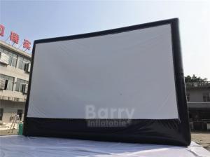 China Commercial Inflatable Movie Screen With Projector / Outdoor 20 Ft Inflatable Movie Screen For Event on sale