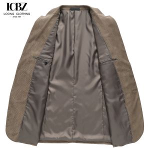 Adults Corduroy Suit Jacket 2024 Custom End Slim Single Corduroy Casual Suit for