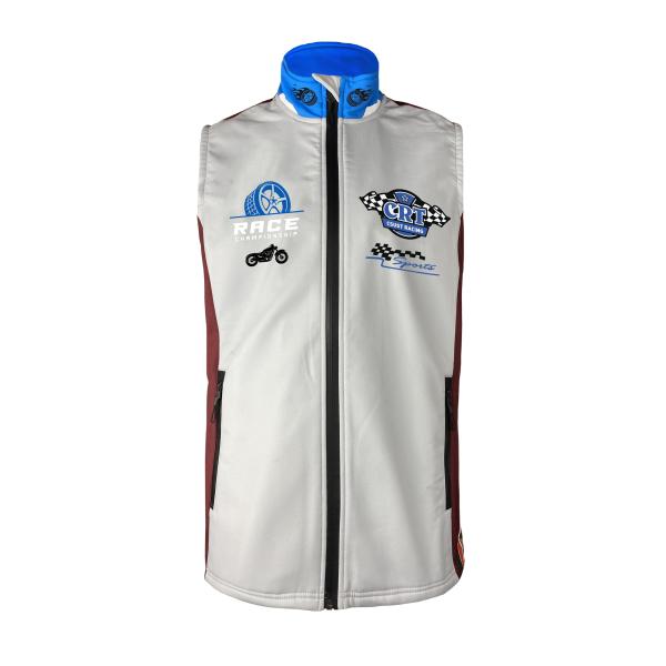 Quality Custom Team Uniform Training Man Coats Workout Mens Gym Sports Waterproof Vest with Zipper wholesale