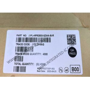 China NRF52833-QDAA-B-R BT IC System On Chip with 64 MHz Arm Cortex-M4 512 KB Flash and 128 KB RAM on sale