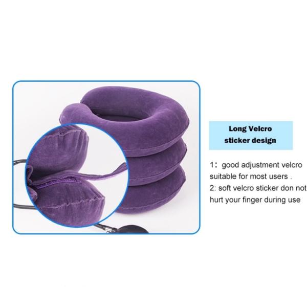 Inflatable Cervical Collar / Air Pump Cervical Traction Collar For Neck Brace