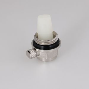 Nickle Plated Radiator Vent And Plug For Air Outlet ABS Plastic