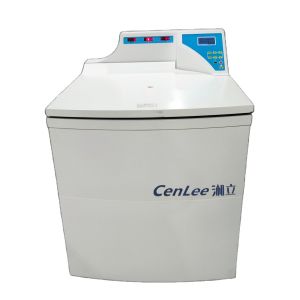Floor Standing Refrigerated Centrifuge with -20°C to +40°C Cooling Low Noise ≤65dB and Stainless Steel Panel for Blood Bank Applications