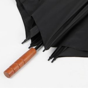 6 Panels Custom Printed Golf Umbrellas , Bamboo Handle Promotional Products