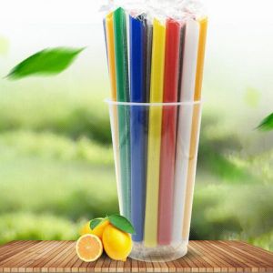 Pla Biodegradable And Compostable Tableware Flexible Pla Straws Ingeo Matertial