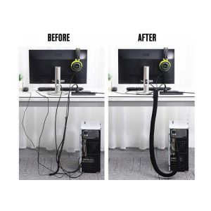 High Temperature Electrical Braided Sleeving Wire Protection Management Flame