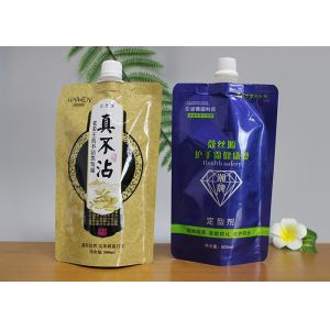 Plastic Liquid Spout Bags / Resuable Wine Doypack 50ml To 3L With Spout