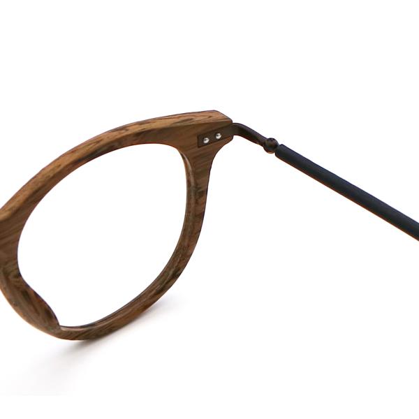 Latest Styles Wood Grain Acetate Optical Glasses Frame MR 6114
