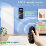 Tuya WiFi Wall Touch Switch Type C, Wireless RF433, with Timer and Voice Control