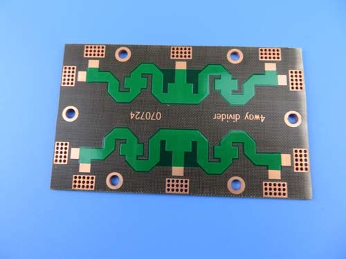 Quality DK2.65 PTFE PCB Double Sided With OSP and Green Mask for Combiners High Frequancy Circuit Board wholesale
