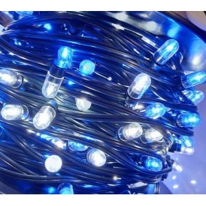 led bulb string outdoor 100m 12v rgb color changing led fairy string lights
