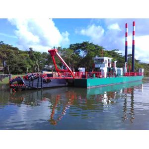 6inch discharge port,10m Digging Depth,20m Length,600Kw River Dredger Machine