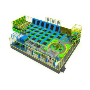 Multi Functional Kids Indoor Trampoline Equipment For Amusement Park KP190610