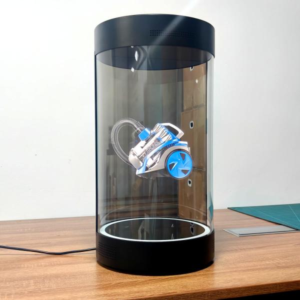 5.5/21.5/75 Inches 3D Hologram Cylinder Transparent Screen Interactive Holograms HoloTube
